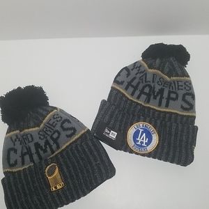 La Dodgers Champs Beanie 